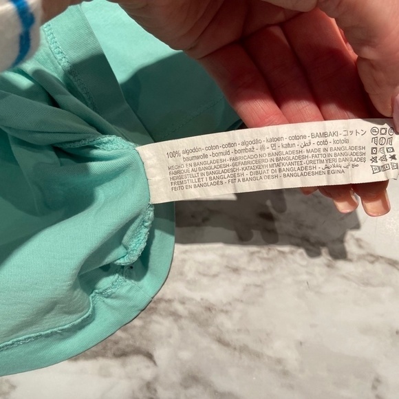 🎀 3 for $25 Zara Girls Boxy Top in Green Size 13/14 GUC - Picture 3 of 13